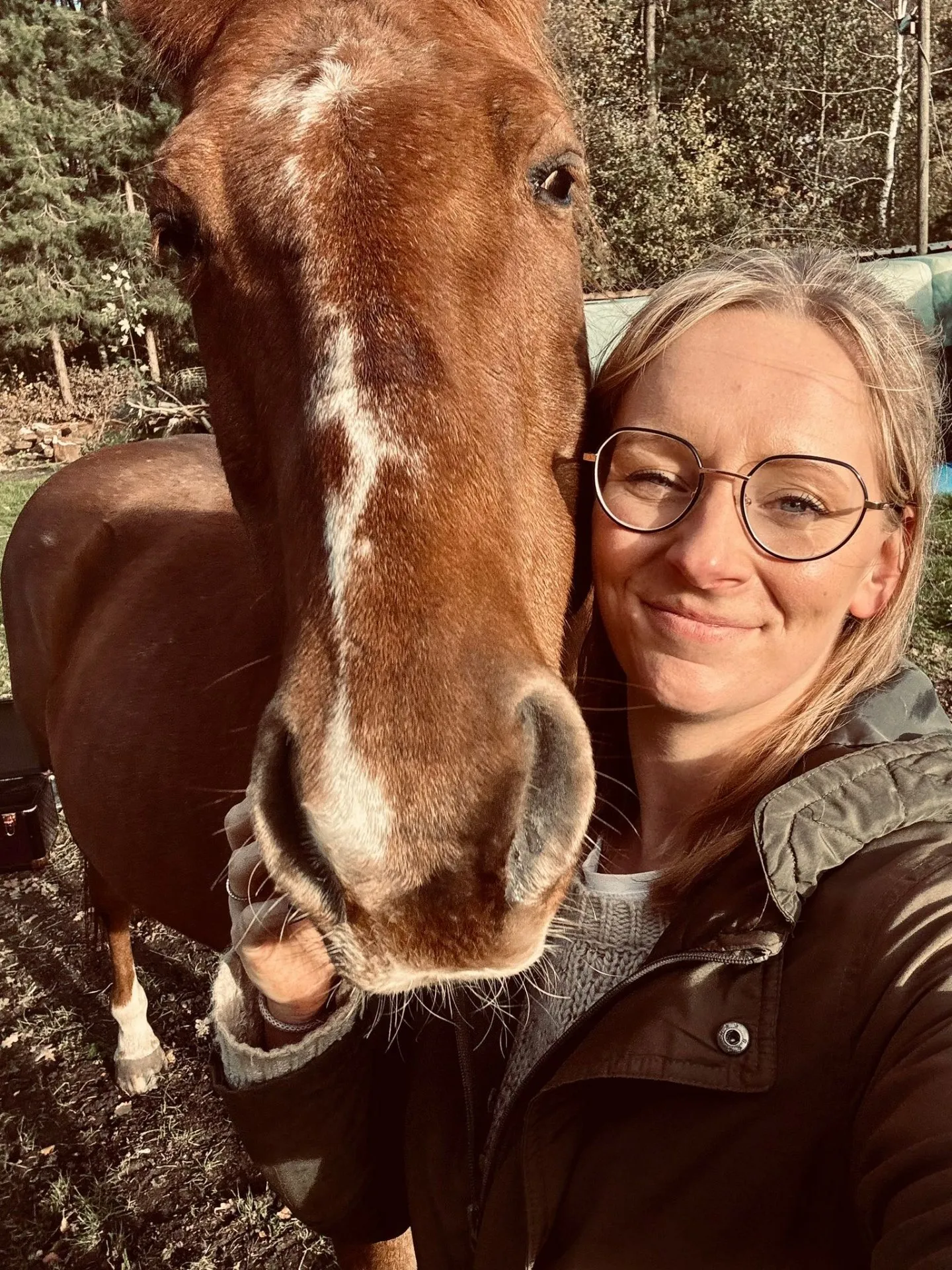 Stephanie met haar paard